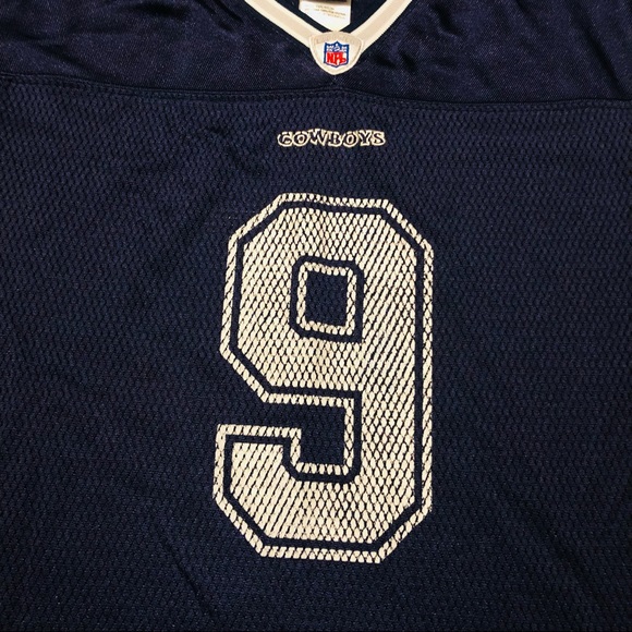 Tony Romo #9 Dallas Cowboys NFL Equipment Reebok Jersey Youth Size XL (18/20) - Picture 4 of 11